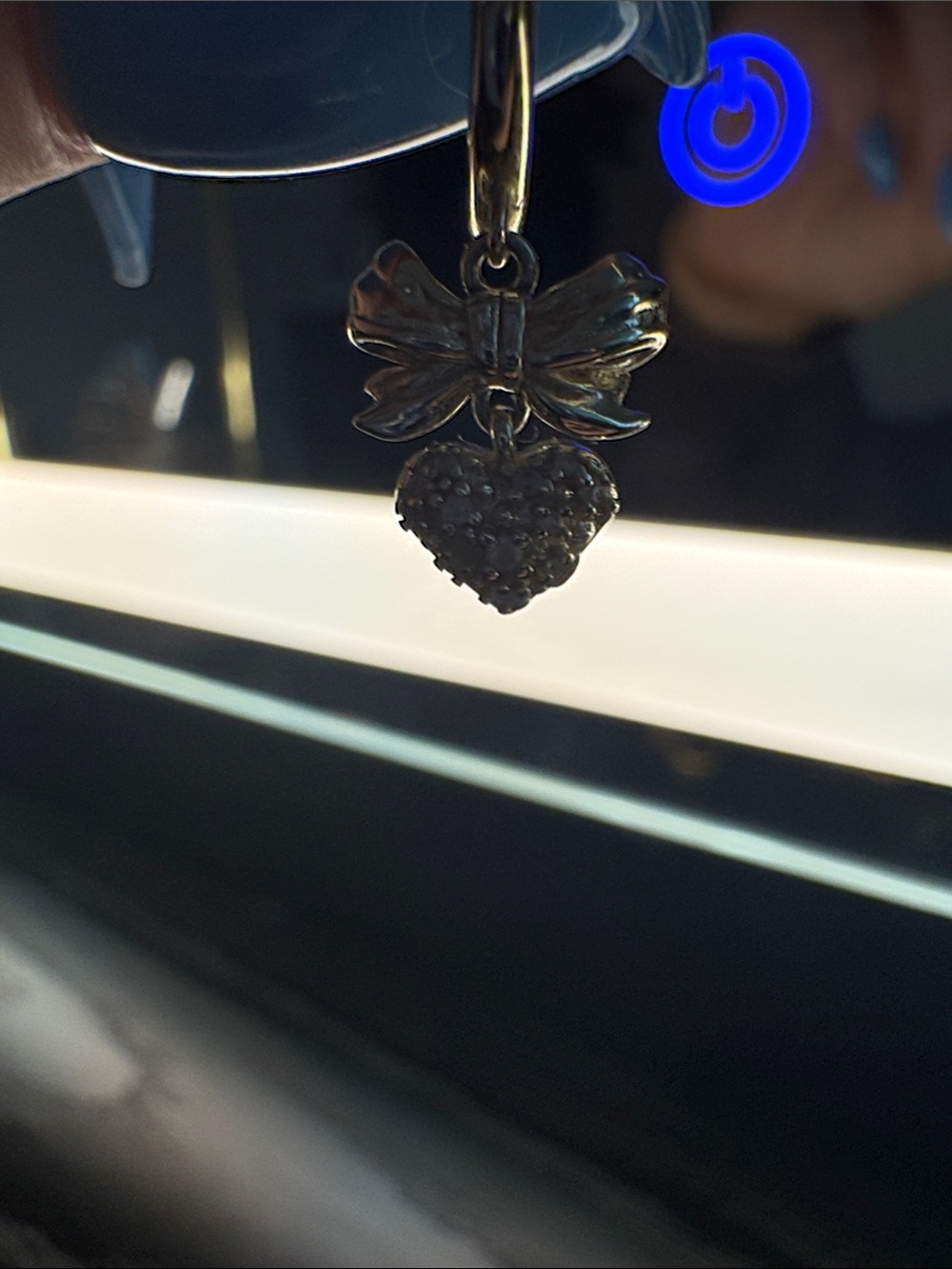 Kendra Scott bow and heart earrings